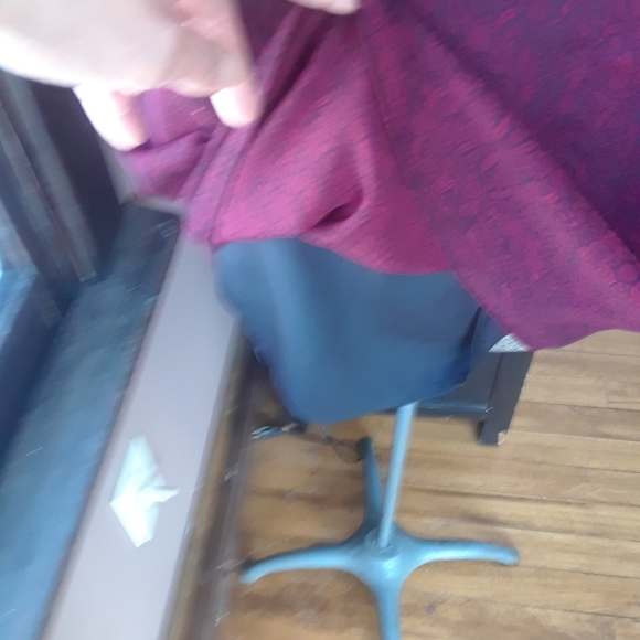 Size xsmall floral mesh mini black burgundy 👗🥻dress NWOT - Picture 12 of 16